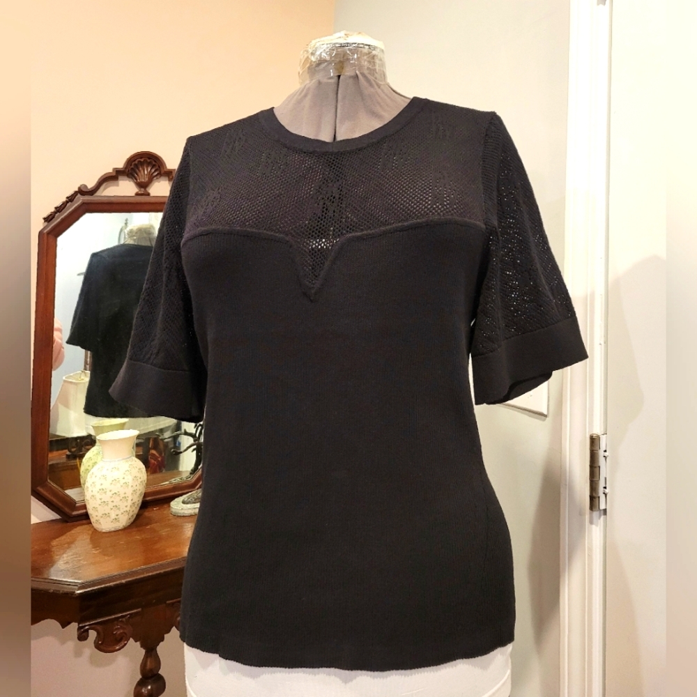 NWT 1X, 2X, or 3X DKNY Blk Sweater - Picture 2 of 12